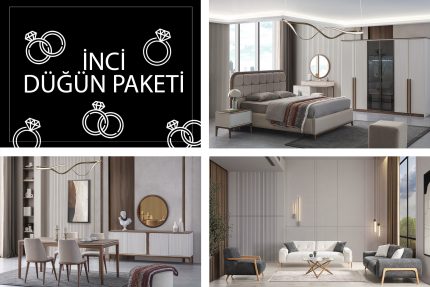 İnci Düğün Paketi | İnegöl Mobilyası | Dügün Paketleri Modelleri | www.wukahome.com