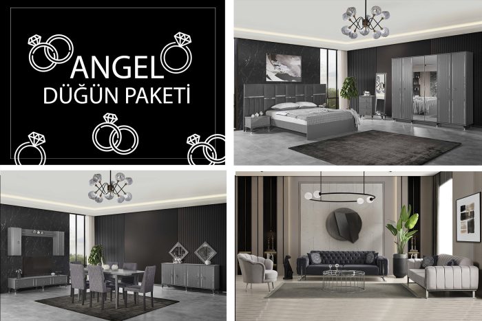 Angel Düğün Paketi | İnegöl Mobilyası | Dügün Paketleri Modelleri | www.wukahome.com