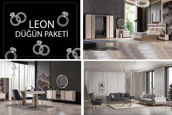 Leon Düğün Paketi | İnegöl Mobilyası | Dügün Paketleri Modelleri | www.wukahome.com