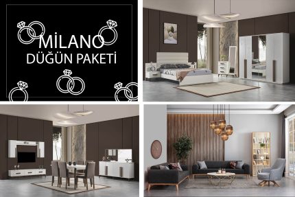 Milano Düğün Paketi | İnegöl Mobilyası | Dügün Paketleri Modelleri | www.wukahome.com