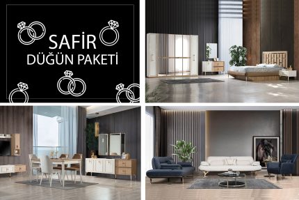 Safir Düğün Paketi | İnegöl Mobilyası | Dügün Paketleri Modelleri | www.wukahome.com