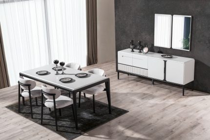 Nirvana Plus Yemek Odası Takımı | İnegöl Mobilyası | Yemek Odası Modelleri | www.wukahome.com