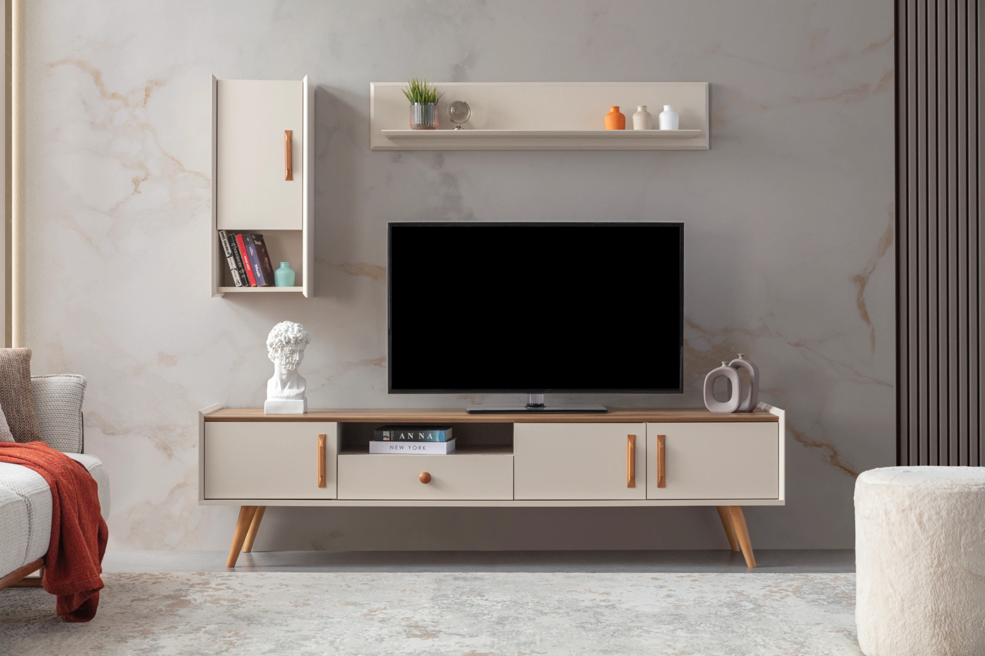 Giza TV Ünitesi | İnegöl Mobilyası | TV Ünitesi Modelleri | www.wukahome.com