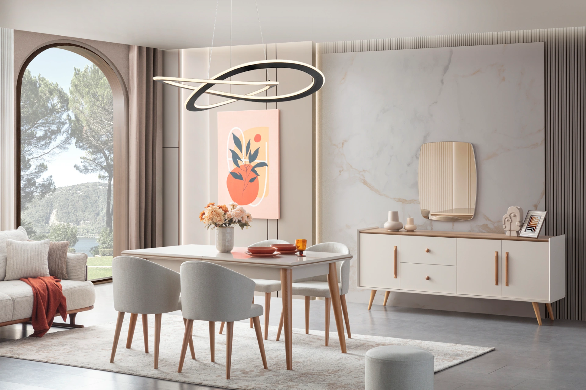 Giza Yemek Odası Takımı | İnegöl Mobilyası | Yemek Odası Modelleri | www.wukahome.com