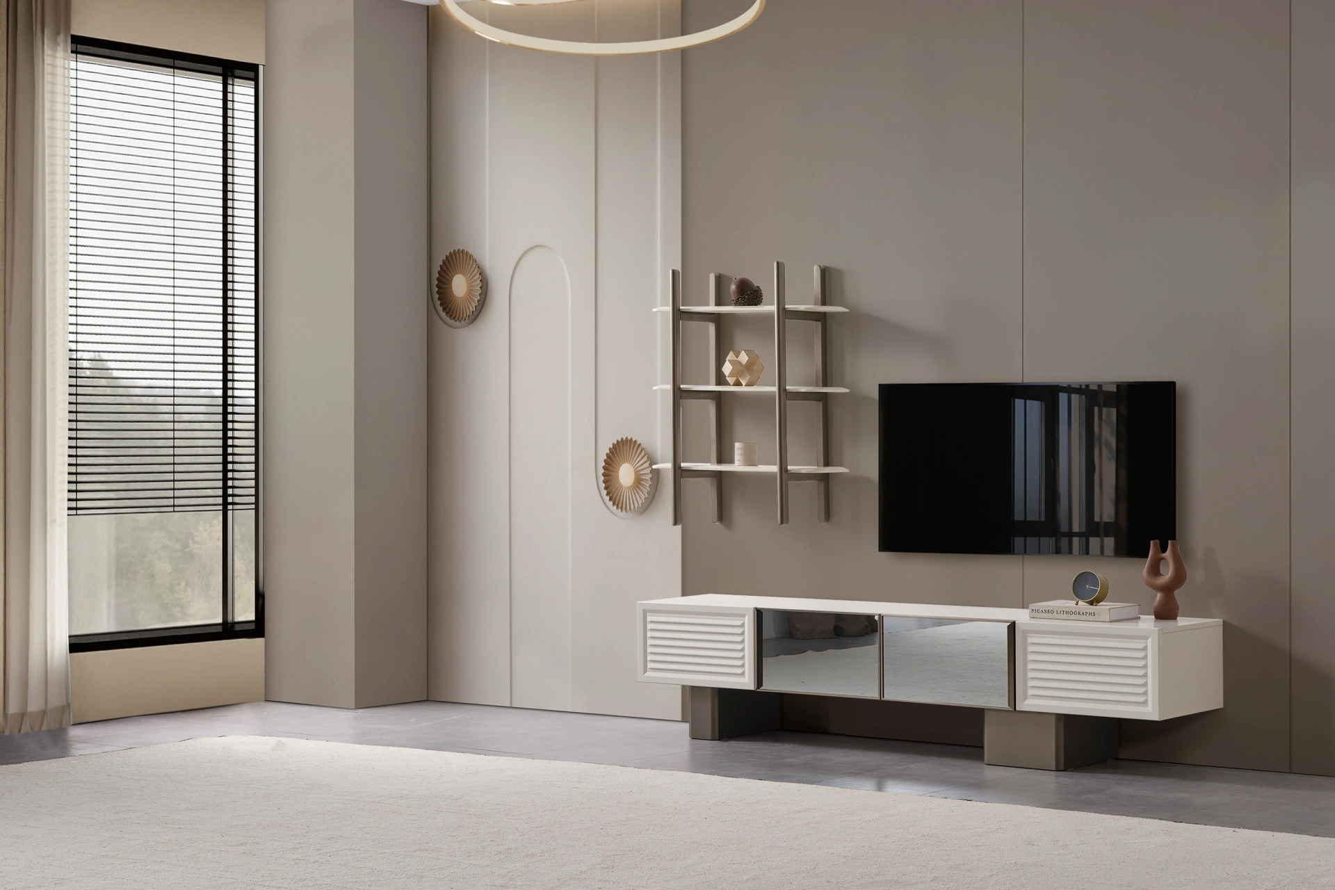 Miray TV Ünitesi | İnegöl Mobilyası | TV Ünitesi Modelleri | www.wukahome.com